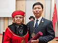 For the first time in its history VŠFS granted the honorary degree Doctor Honoris Causa 