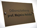 Odborná knihovna prof. Mojmíra Helíska